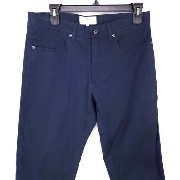 CXL by Christian Lacroix Mens Chino Pants Blue 30x32 Modern Fit - Picture 4 of 13